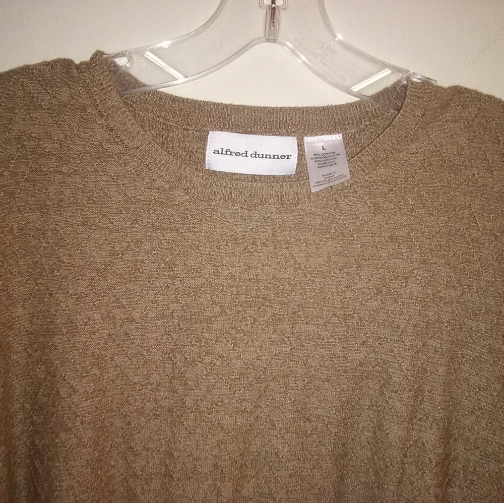 🎅Alfred dunner Women's  short sleeve top size L - Picture 6 of 8